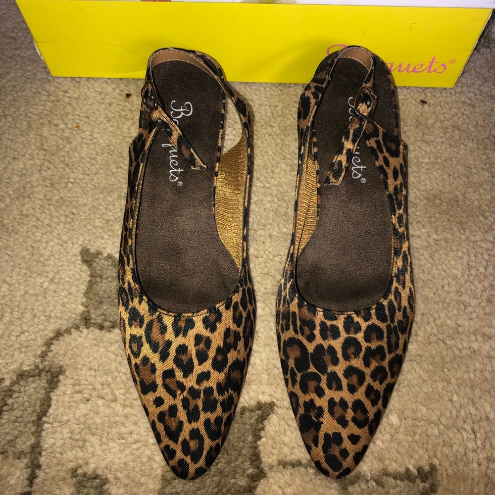Leopard Print Wedges - Picture 2 of 4